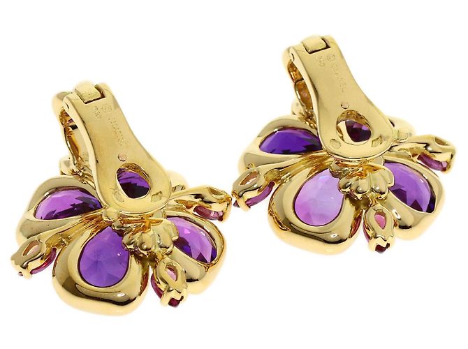 Chanel Amethyst Garnet Ohrstecker - Ansicht 2