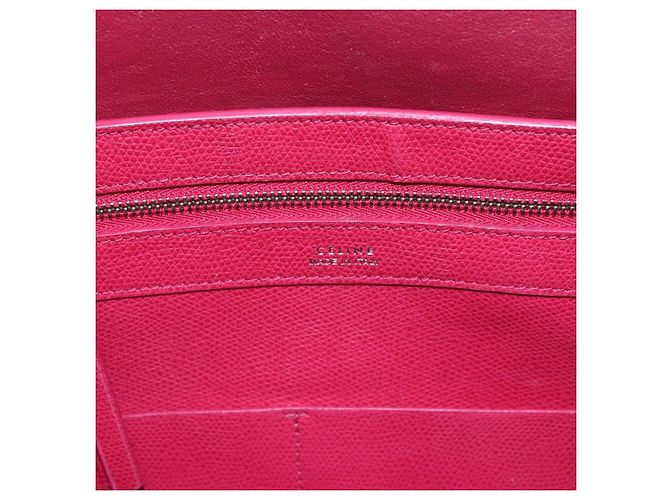 Céline Celine Phantom Cabas de piel y piel de oveja Medium Rosa - vista 6