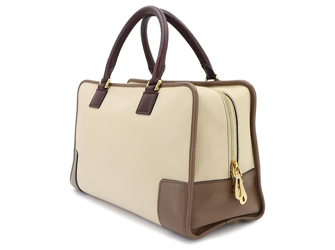 Loewe Amazona 36 Handtasche Braun Beige Bordeaux - Ansicht 4