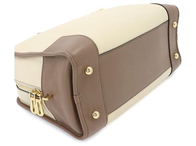 Loewe Amazona 36 Handtasche Braun Beige Bordeaux - Ansicht 5