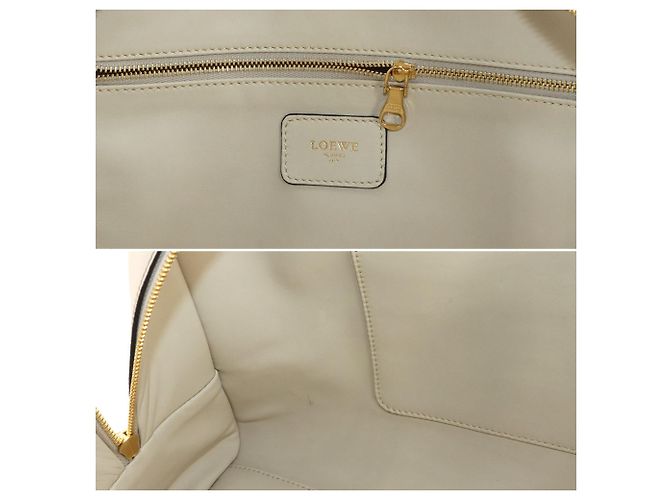 Loewe Amazona 36 Handtasche Braun Beige Bordeaux - Ansicht 8