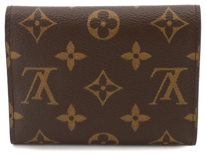 Louis Vuitton Monogram Portefeuille Victorine Tri-fold Wallet Rosa Monogramma - vista 3