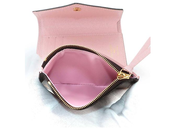 Louis Vuitton Monogram Portefeuille Victorine Tri-fold Wallet Rosa Monogramma - vista 8