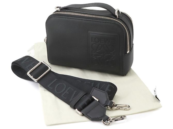 Bolso Bandolera Mini Camera Loewe Negro - vista 2