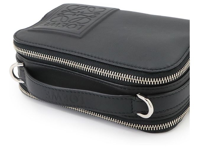 Bolso Bandolera Mini Camera Loewe Negro - vista 6