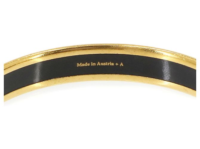 Hermès Hermes Email PM Bangle Bracelet Blue Golden - view 4
