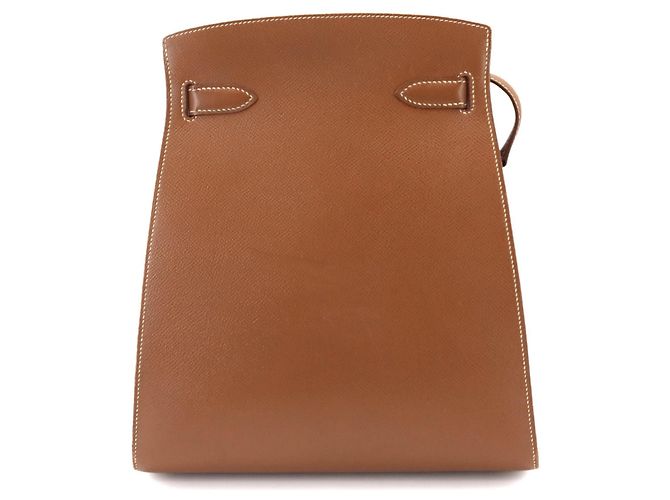 Hermès Hermes Kelly Sport MM Schultertasche Braun Golden - Ansicht 3