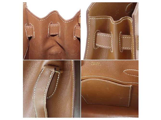 Hermès Hermes Kelly Sport MM Schultertasche Braun Golden - Ansicht 9