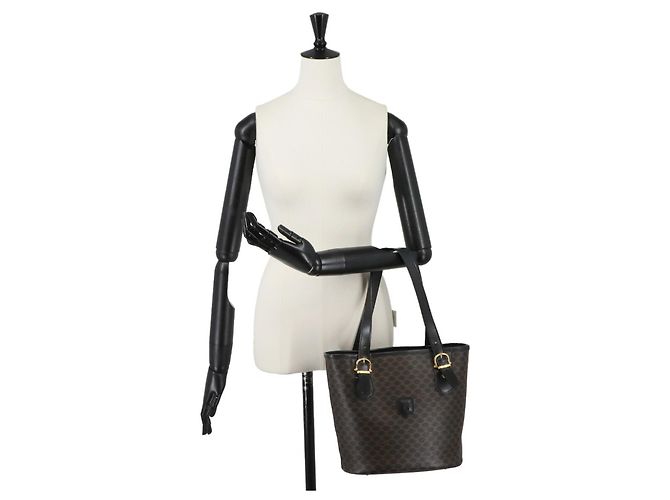 Céline Bolso Tote Celine Macadam Negro - vista 10