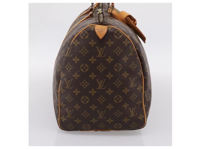 Louis Vuitton Keepall Monogram Canvas 50 Castaño - vista 3