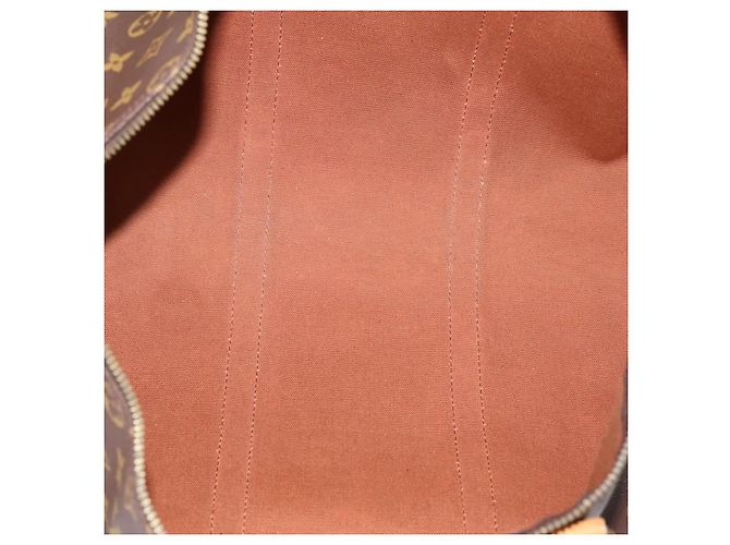 Louis Vuitton Keepall Monogram Canvas 50 Castaño - vista 5