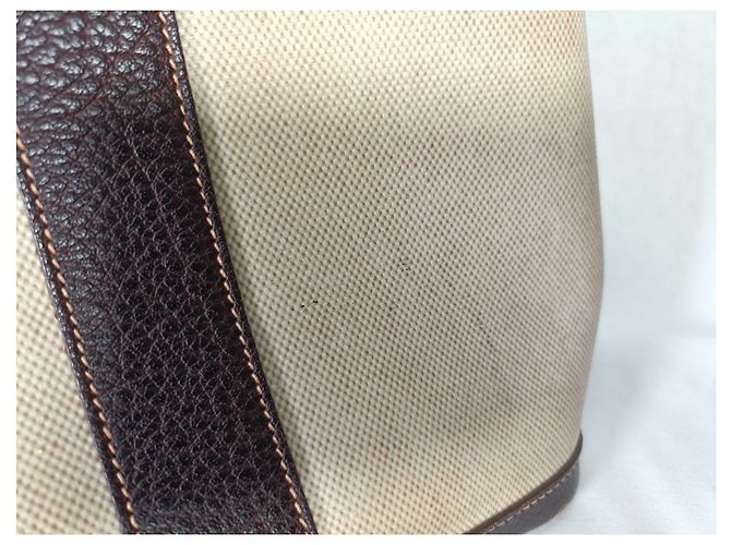 Hermès Hermes Garden Party Toile and Leather 36 Beige - vista 7