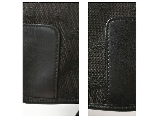 Borsa a tracolla Gucci GG Canvas Nero - vista 4