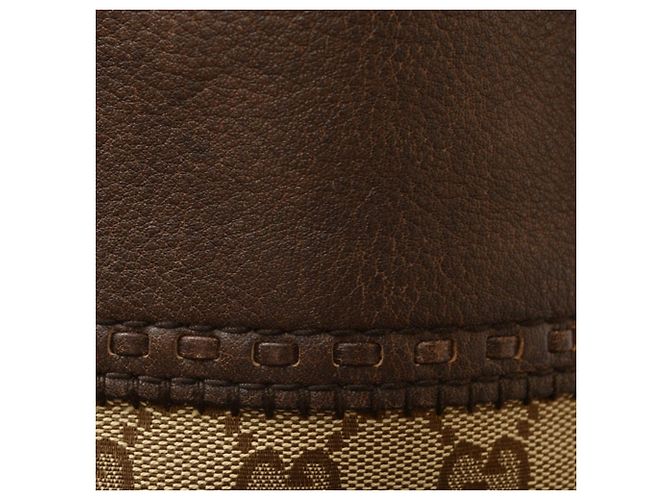 Bolso Tote Gucci Bamboo Castaño Beige - vista 10