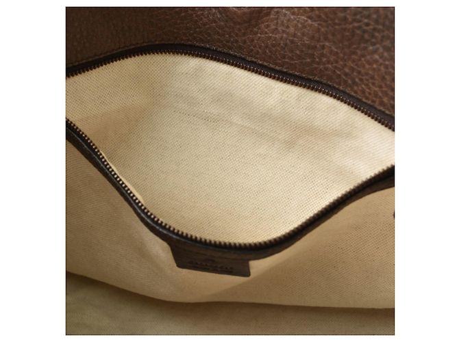 Bolso Tote Gucci Bamboo Castaño Beige - vista 16