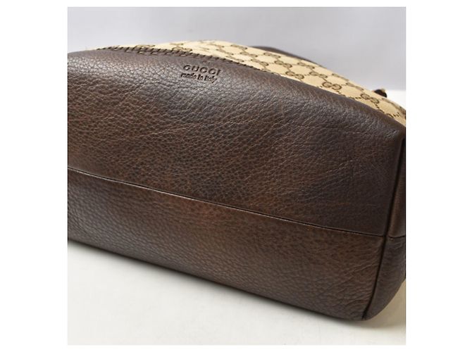 Bolso Tote Gucci Bamboo Castaño Beige - vista 7