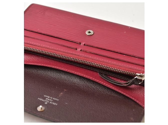 Louis Vuitton langes Portemonnaie in Fuchsia - Ansicht 12