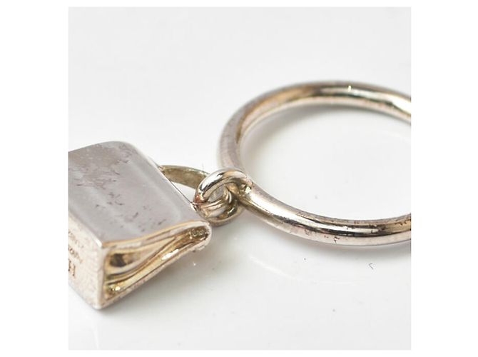 Hermès Hermes Amulette Kelly Band Ring Silvery - view 6