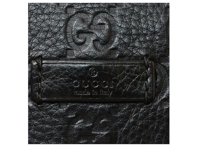 Borsa a tracolla Gucci in pelle nera Nero - vista 5