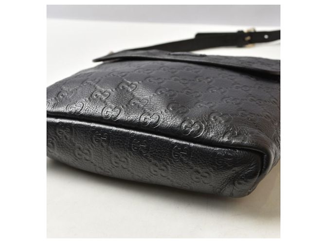 Borsa a tracolla Gucci in pelle nera Nero - vista 6