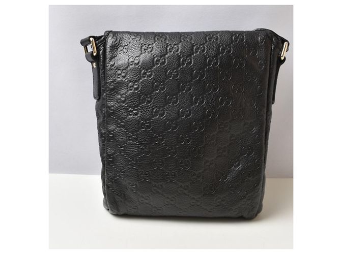 Borsa a tracolla Gucci in pelle nera Nero - vista 9