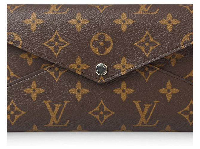 Louis Vuitton Monogram Long Wallet Brown Golden Yellow - view 2