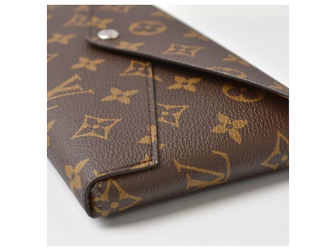 Louis Vuitton Monogram Long Wallet Brown Golden Yellow - view 6