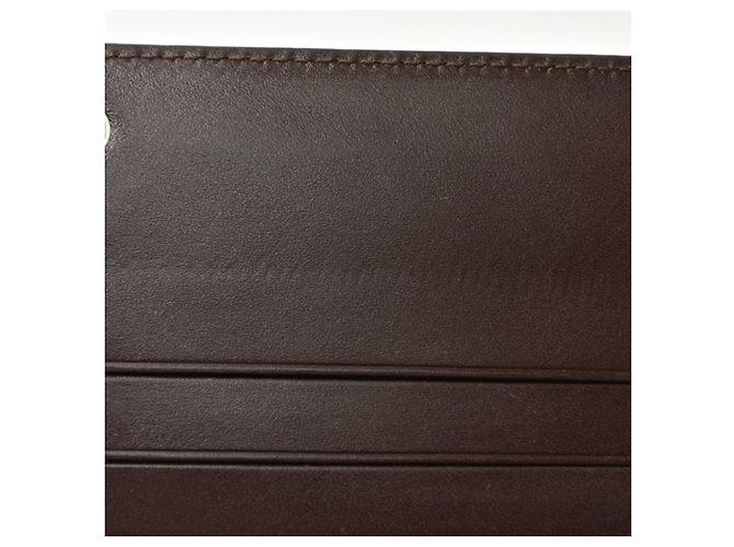 Cartera larga bi-fold Loewe Anagram Brown Castaño - vista 10