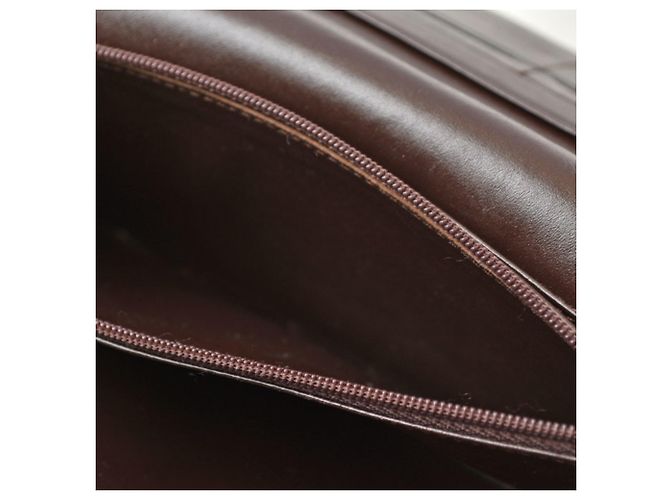 Cartera larga bi-fold Loewe Anagram Brown Castaño - vista 12