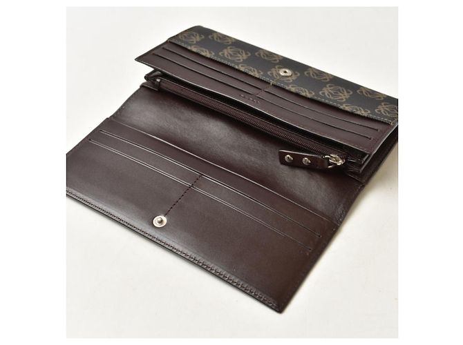 Cartera larga bi-fold Loewe Anagram Brown Castaño - vista 13