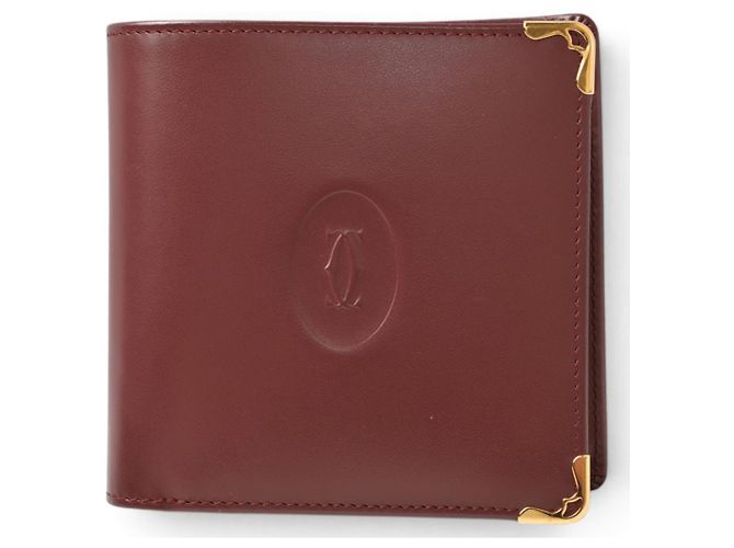 Cartera Bifold Cartier en Bordeaux Burdeos - vue 2