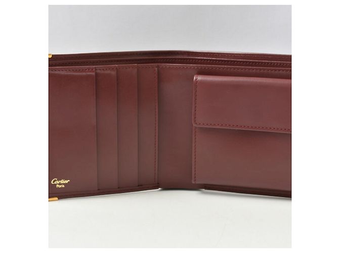 Cartera Bifold Cartier en Bordeaux Burdeos - vue 6