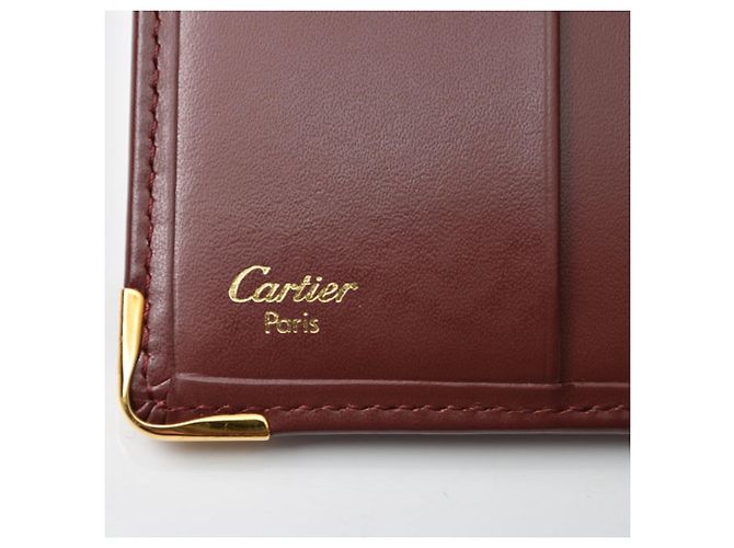 Cartera Bifold Cartier en Bordeaux Burdeos - vue 7