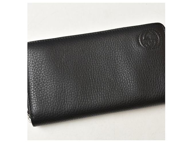 Portefeuille long arrondi Gucci Soho Noir - vue 3