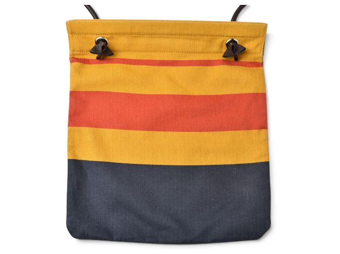 Hermès Bolso de hombro Hermes HERMES Sac Aline MM Azul Naranja Amarillo - vista 6