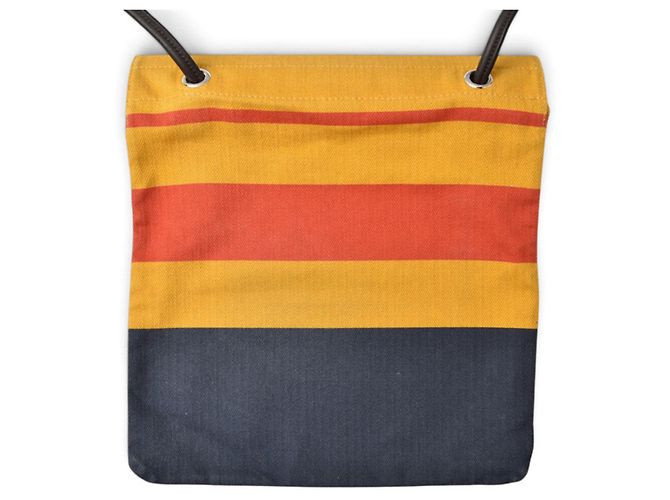 Hermès Bolso de hombro Hermes HERMES Sac Aline MM Azul Naranja Amarillo - vista 7