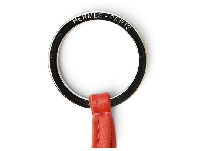 Hermès Carmen Tassel Charm Schlüsselanhänger Rot - Ansicht 3