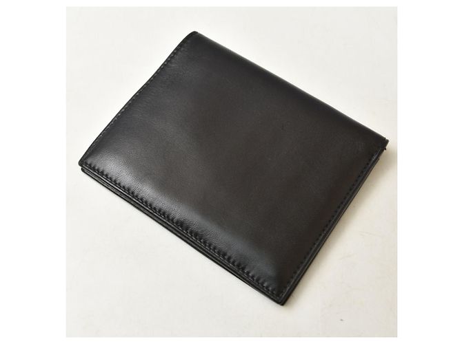 Portafoglio bi-fold Loewe in pelle nera Nero - vista 5