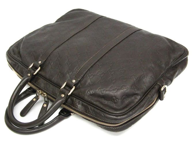 Gucci Convertible Guccissima Leather Large Marrom - vista 6