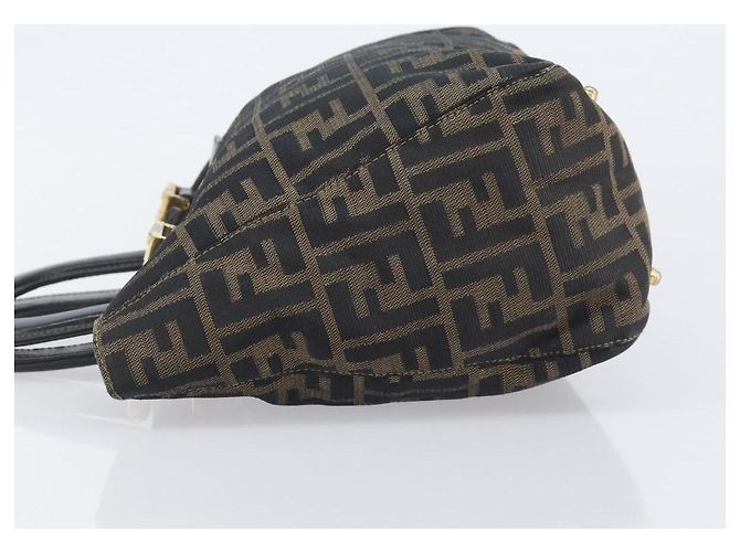 Fendi Vintage FF Handle Zucca Canvas Small Braun - Ansicht 4