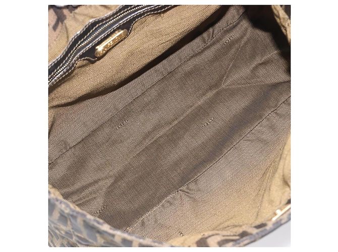 Fendi Vintage FF Handle Zucca Canvas Small Braun - Ansicht 5