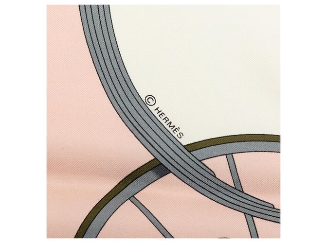 Hermès Hermes Carre 90 Springs Schal Pink Mehrfarben - Ansicht 8