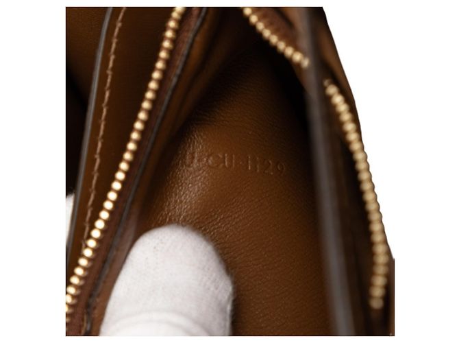 Céline Bolsa Tiracolo Celine Classic Box Marrom - vista 8