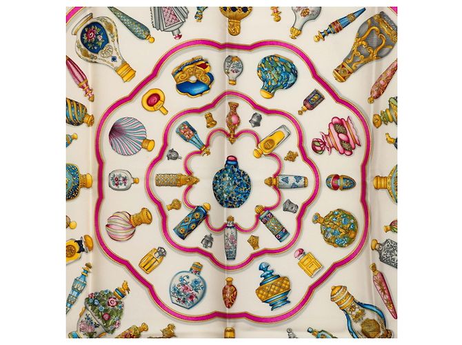 Hermès Hermes Carre 90 Quimporte le flacon Lenço de seda Multicor - vista 3