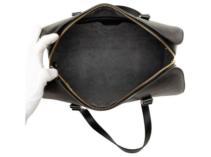 Louis Vuitton Epi Soufflot Handtasche Schwarz - Ansicht 5