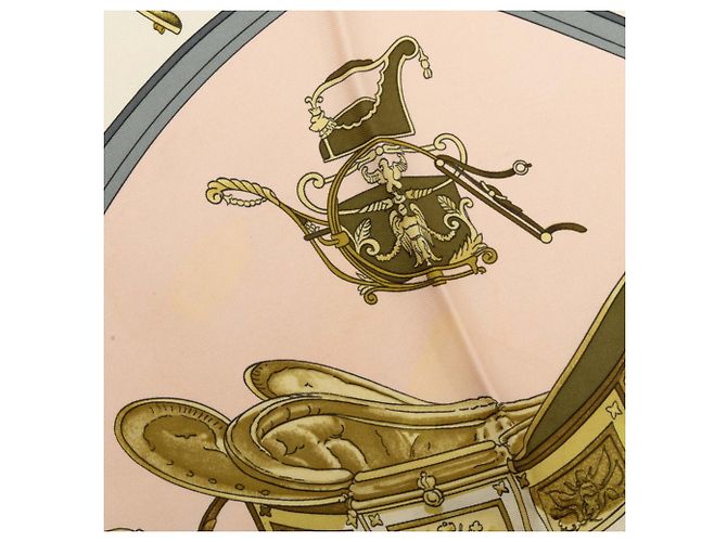 Hermès Hermes Carre 90 Springs Schal Pink Mehrfarben - Ansicht 5