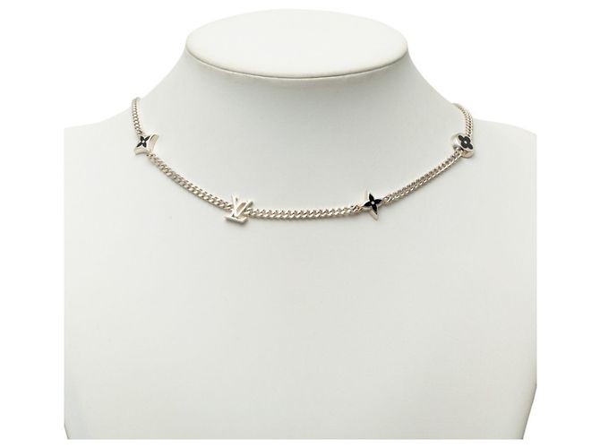 Colar Louis Vuitton LV Spike Charm Prata - vista 6