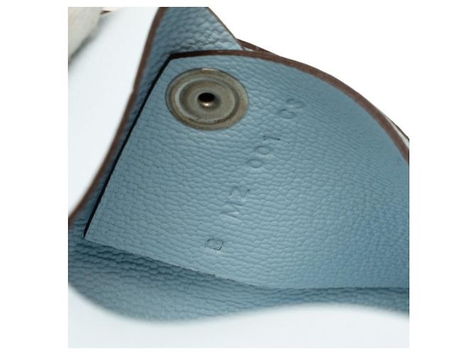 Hermès Hermes Calvi Alician Visitenkartenetui Hellblau - Ansicht 7