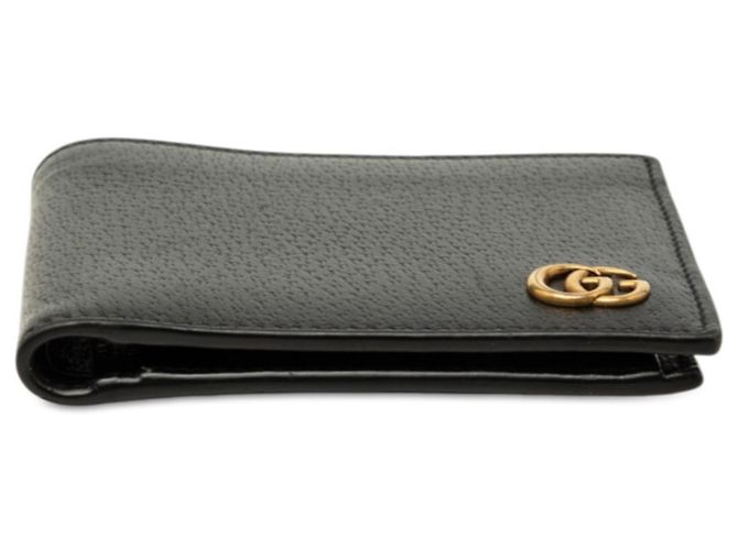 Gucci GG Marmont Bi-fold Geldbörse Schwarz - Ansicht 3