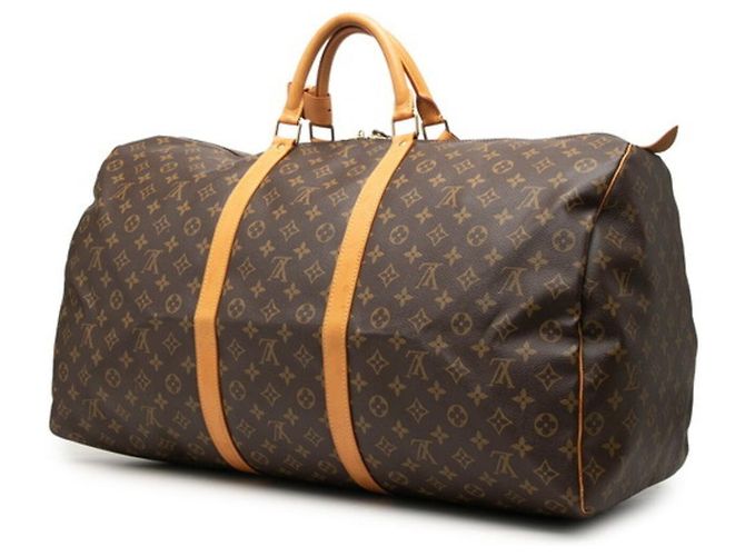 Louis Vuitton Monogram Keepall 60 Boston Tasche Braun - Ansicht 2